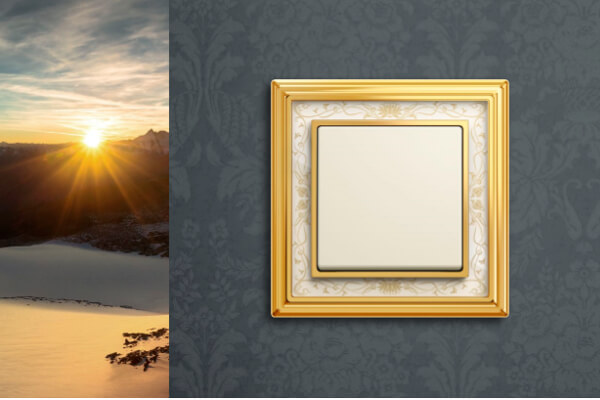 Busch-Jaeger - Schaltermaterial im antik-Stil