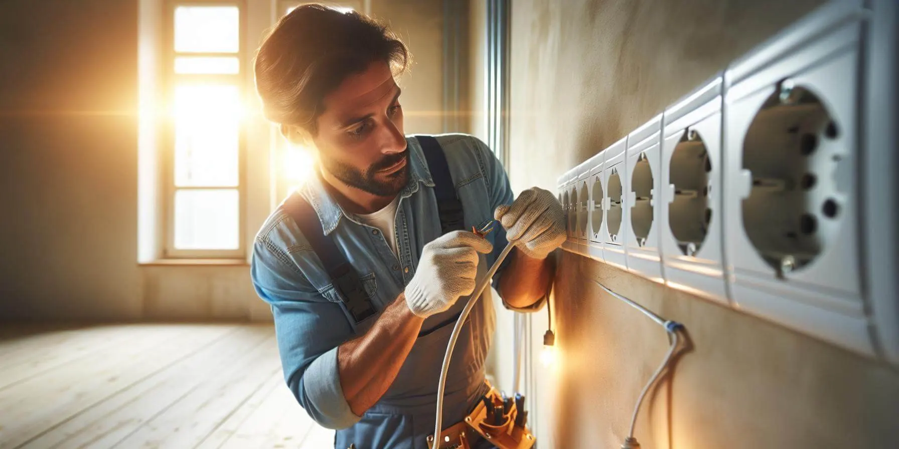 Lichtschalter und Steckdosen darf nur ein Fachmann anschließen