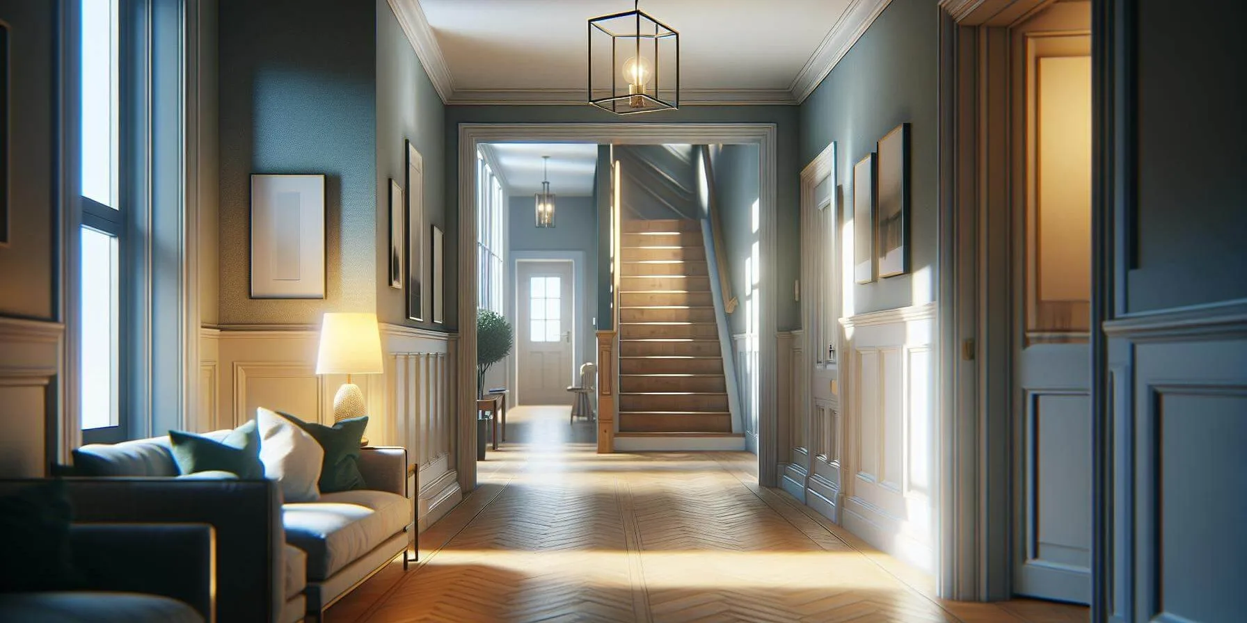 Hat das Treppenhaus viele dunkle Ecken, empfiehlt es sich über eine Beleuchtung nachzudenken. Sowohl Bewegungsmelder als auch Taster und Schalter haben viele Vorteile