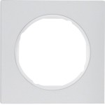 Rahmen Metall alu/polarweiß