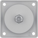 TV-Sat-Steckdosen grau