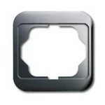 Busch alpha Rahmen platin