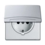 Steckdosen alusilber