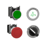 22 mm Drucktaster, Schalter, Leuchtmelder