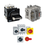 Motor-Lasttrennschalter und Sicherungen