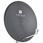 Triax 120514 SAT Spiegel Aluminium Ø 80cm anthrazit TDA 80A 