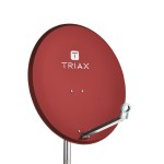 Triax 120512 SAT Spiegel Aluminium Ø 80cm ziegelrot TDA 80R 