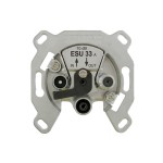 Kathrein 21110012 Einkabel-Steckdose 3-fach Durchgangsdose ESU33 