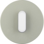 Berker 1001201400 Abdeckplatte m. Kneb. R.Clas. Edelst. pw 