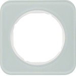 Berker 10112109 Rahmen 1fach R.1 Glas polarweiß 