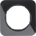 Berker 10112145 Rahmen 1fach R.1 schwarz glänzend 