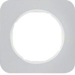 Berker 10112174 Rahmen 1fach R.1 Alu/polarweiß 