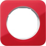 Berker 10112349 Rahmen 1f R.1 Acryl rot Transluzent pw 