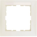 Berker 10118912 Rahmen 1fach m Beschriftungsf. S.1 weiß 