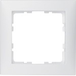 Berker 10119909 Rahmen 1-fach, Serie S.1, polarweiß matt 