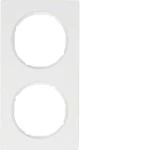 Berker 10122289 Rahmen 2fach R.3, polarweiß 