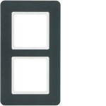 Berker 10126186 Rahmen 2fach Q.7 anthrazit samt 