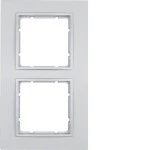 Berker 10126424 Rahmen 2fach B.7 alu matt 