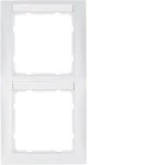 Berker 10129919 Rahmen 2fach m. Bsf senkr. S.1 pw amatt 