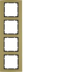 Berker 10143016 Rahmen 4fach B.3 Alu gold/anthrazit 