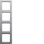 Berker 10146084 Rahmen 4fach Q.1 alu samt lackiert 