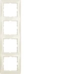 Berker 10148982 Rahmen 4fach S.1 weiß glänzend 