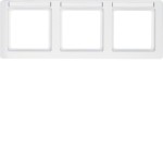 Berker 10236019 Rahmen 3fach waag mit BF Q1 pw 