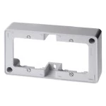 Berker 10300069 Aufputz-Rahmen 2fach polarweiß glänzend 