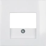 Berker 10338919 Zentralstück mit TAE-Ausschnitt S.1/B.3/B.7 polarweiß, glänzend 