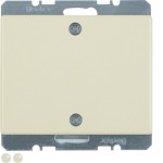 Berker 10450102 Blindverschluss mit Zentralstück und Schraubbefestigung Arsys cremeweiß glänzend 