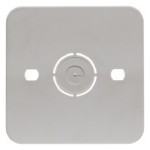 Berker 105250 Selbstverlöschende Bodenplatte Aufputz cremeweiß 