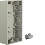 Berker 10527004 Aufputz-Gehäuse 2fach K.5 Edelstahl lack 