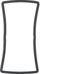 Berker 105700 Dichtungsring für wanddichte Montage von Unterputz-Apparaten Arsys schwarz 