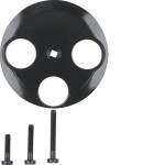 Berker 106421 Zentralstück 1930/Glas/Palazzo für 3Loch 