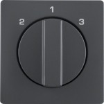 Berker 1084608600 Zentralstück m Drehk für 3S Q.x anth 