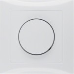 Berker 11308989 Abdeckplatte m Knopf f D-Dimm S.1 pw 