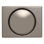 Berker 11340001 Zentralstück mit Regulierknopf für Drehdimmer Arsys hellbronze Metall 