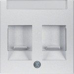 Berker 11811404 Zentralstück m Staubs u BF B.7 alu matt 