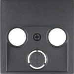 Berker 12031606 Zentralstück für Ant. 2/3Loch B.3/7 anth 
