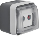 Berker 12033525 Antennen-Std 2Lo Durchgangsdo AP W.1 gr 