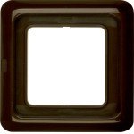 Berker 132801 Rahmen 1fach WG UP braun 