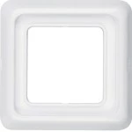 Berker 132809 Abdeckrahmen, Unterputz, 1-fach, mit Dichtung, IP44, polarweiß glänzend 