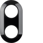 Berker 138121 Rahmen 2-fach Serie 1930 schwarz, glänzend 