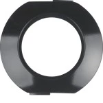 Berker 138151 Mittelrahmen, Rahmen 1-fach Serie 1930 schwarz, glänzend 