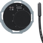 Berker 20342035 Fußbodentemp m Z-St ReKno u 2Ln R.Cl sw 