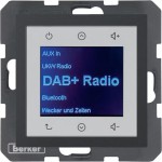 Berker 30841606 Radio DAB+, Bt., B.x anth. 