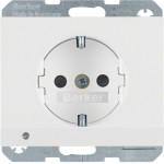 Berker 41097009 Steckdose SCHUKO m LED-OL K.1 polarweiß 
