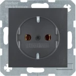 Berker 41431606 Steckdose SCHUKO S.1/B.x anthrazit matt 