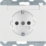 Berker 47387009 Steckdose SCHUKO m BF u. erh.BS K.1 pw 