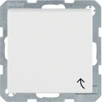 Berker 47511909 SCHUKO Unterputz Steckdose 1-fach mit Klappdeckel S.1/B.3/B.7 polarweiß matt 